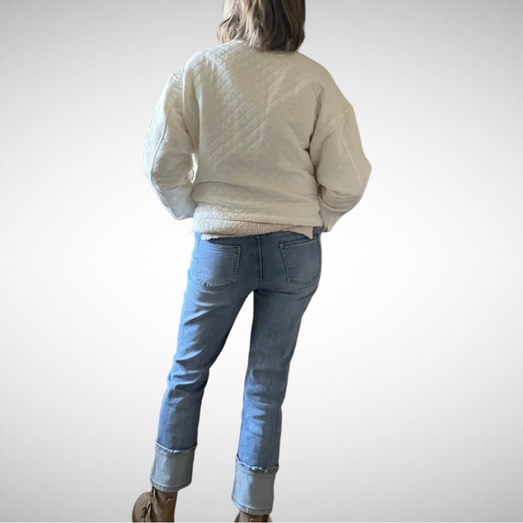 ✨Host Pick✨Zara Light Quilted Oversized Jacket Ivory XS - Picture 7 of 13